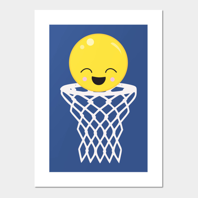 Smiley Emoji Basketball Sports Design Emoji Posters And Art