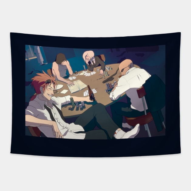 The Shinra Breakroom Tapestry by hyperionwitch