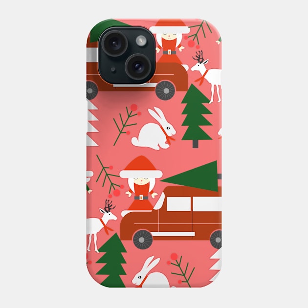 Christmas drive Phone Case by CocoDes