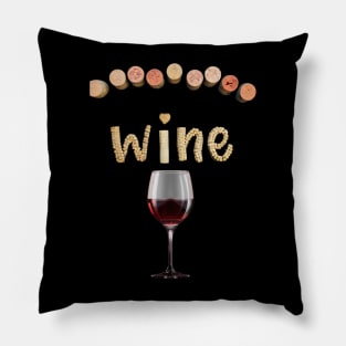 Wine Lovers Gift Pillow