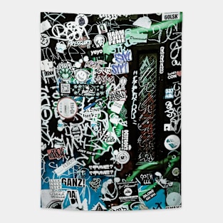 Urban Art City Tags Graffiti Tapestry