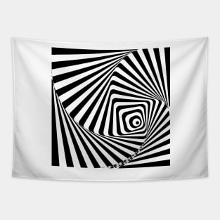 Abstract Black And White Tapestry