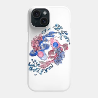 Yin yang fish Phone Case