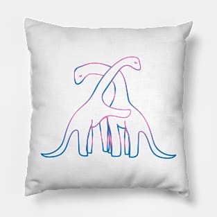 Bisexual Dinosaur Pillow