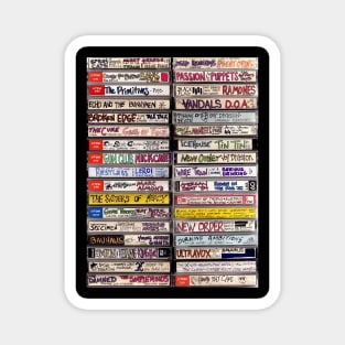 80s Rock Band Music Cassette Tapes Magnet