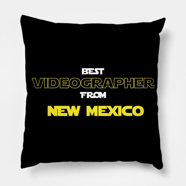 Best Videographer from New Mexico Pillow by RackaFilm