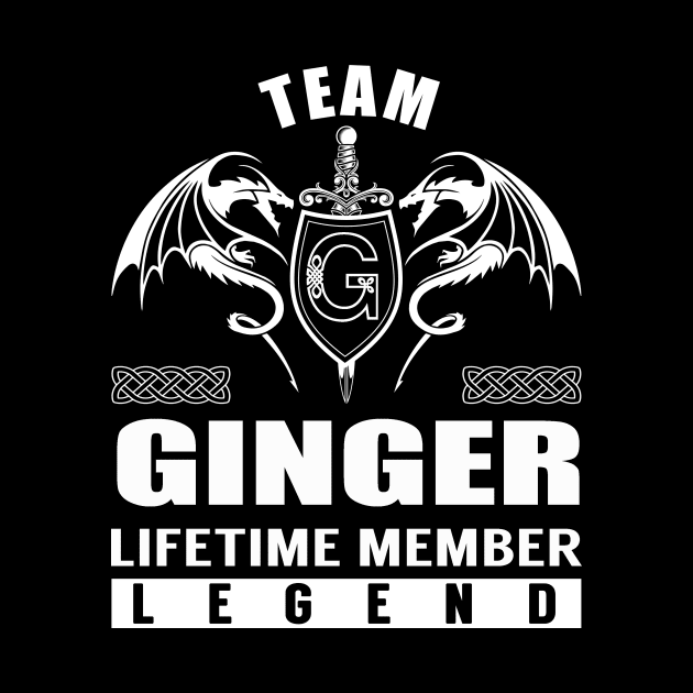 Team GINGER Lifetime Member Legend by Lizeth