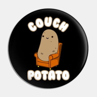 Funny Couch Potato - Kawaii Anime Pun Pin