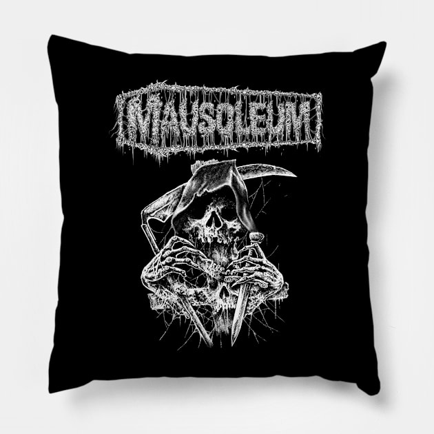 MAUSOLEUM - Dead Reaper Pillow by TheZombieCult of MAUSOLEUM