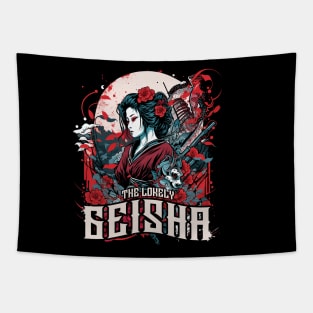 The Lonely Geisha Tapestry