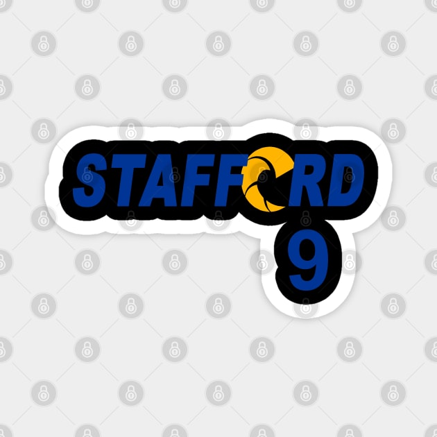 Stafford 9, Los Angeles Football Magnet by FanSwagUnltd