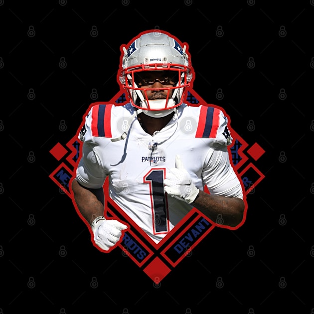 DeVante Parker Diamond Style by hackercyberattackactivity