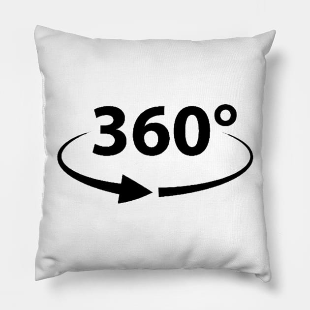 Rotate For 360 Degrees Pillow by TheCatCaitlin