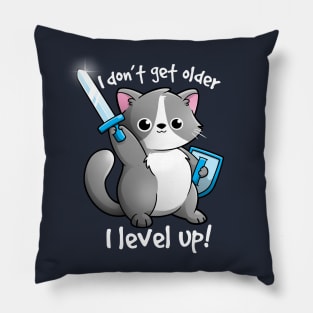 Level up cat Pillow