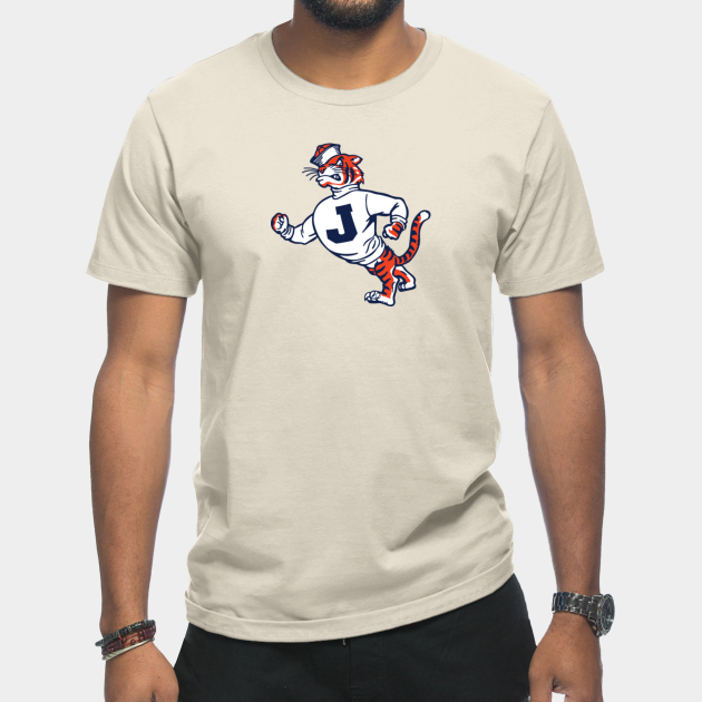 Vintage Walking Angry Tiger - Jackson State - Jackson State - T-Shirt