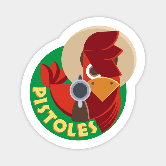 Pistoles Magnet by omgawrsh