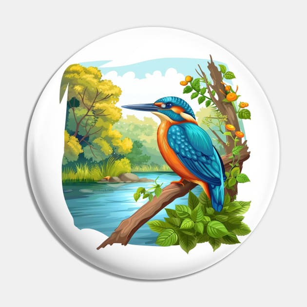 Kingfisher Pin by zooleisurelife