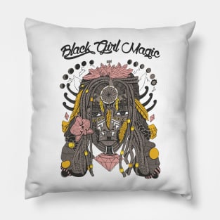 Treasure Brown - Goddess of Dreams Black Girl Magic Pillow