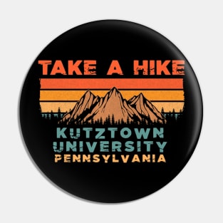 Pennsylvania Vintage Take A Hike Kutztown University Moutain Pin