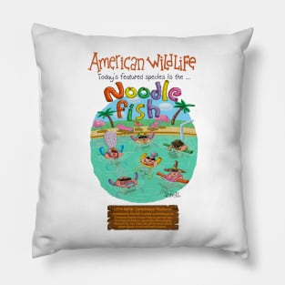 American Wildlife: Noodle Fish Pillow