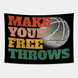 Make-your-free-throws Tapestry