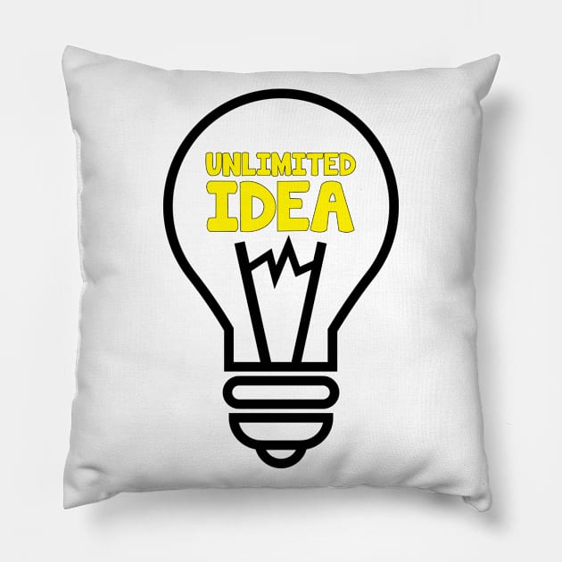 UNLIMITED IDEA Pillow by Firebox store