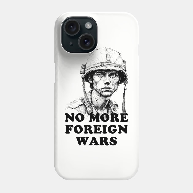 anti war tshirt, anti war, anti war shirt, peace, waging peace, no war, no more war Phone Case by Thunder Biscuit