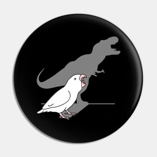 T-rex shadow - white parrotlet Pin