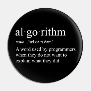 Algorithm explanation Pin