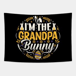 I'm The Grandpa Bunny funny easter t shirt Tapestry