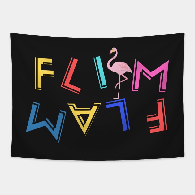 flim flam Tapestry by duaaalshabib