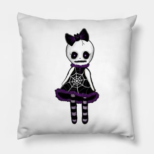 Skulleez Doll- Goth Pillow
