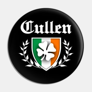 Cullen Shamrock Crest Pin