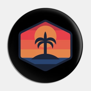 Sunset Beach Island Pin