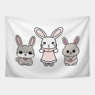 Cute bunnies Tapestry