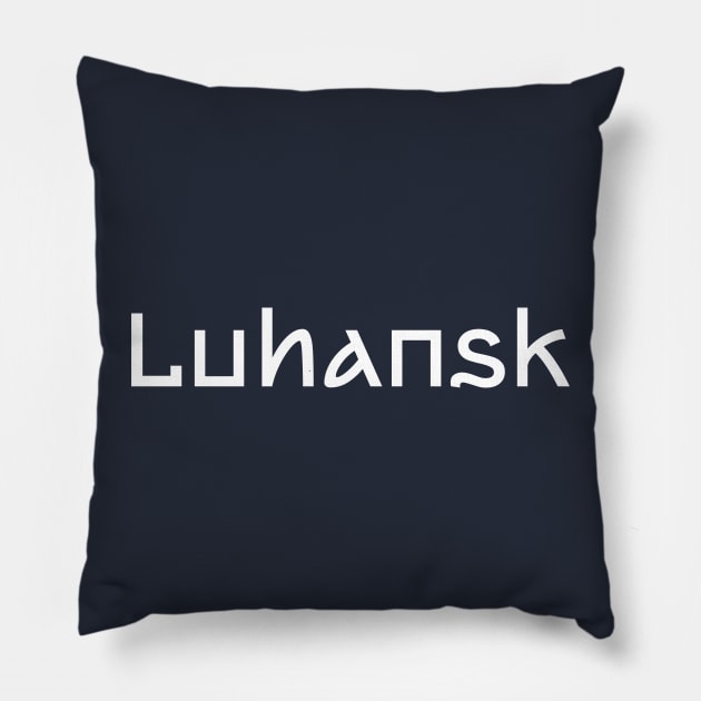 Luhansk Pillow by Ukrainian Cities