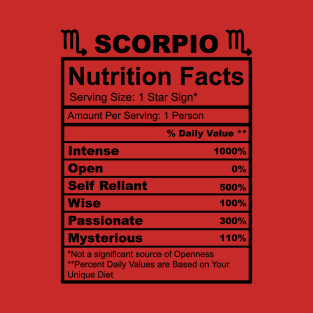 Scorpio Facts T-Shirt