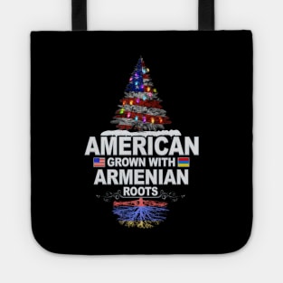 Christmas Tree  American Grown With Armenian Roots - Gift for Armenian From Armenia Tote