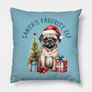 Santa's Favorite Elf Pillow