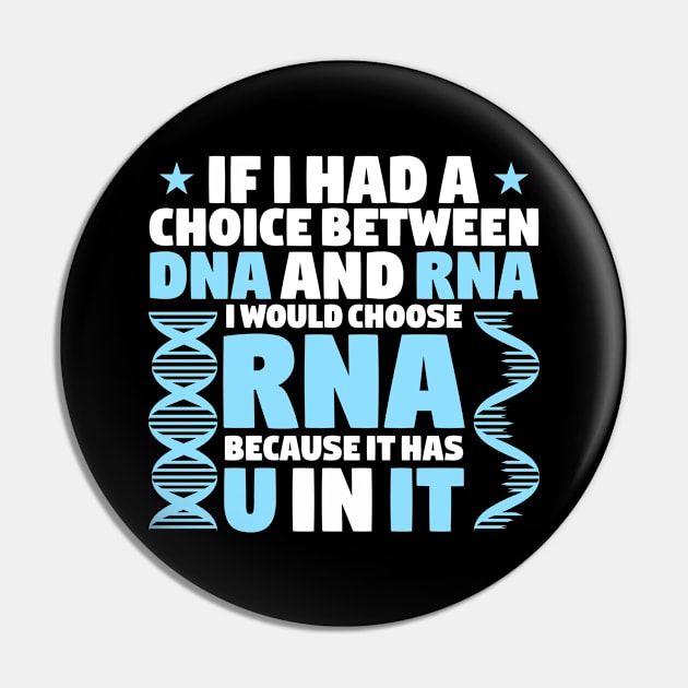 Genetics Geneticist Developmental Biology Pin by Krautshirts