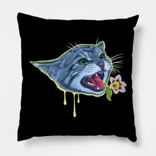 Here Kitty Kitty Pillow