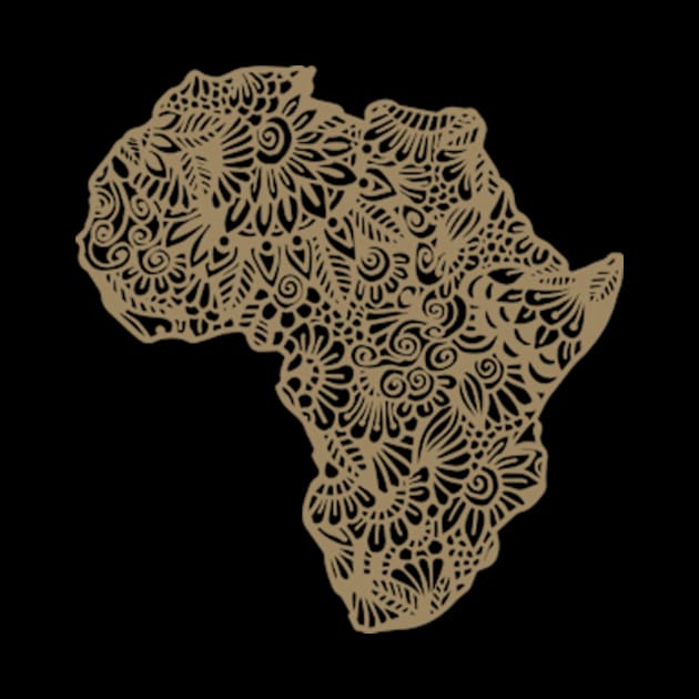 Mandala Africa by Look Up Tees