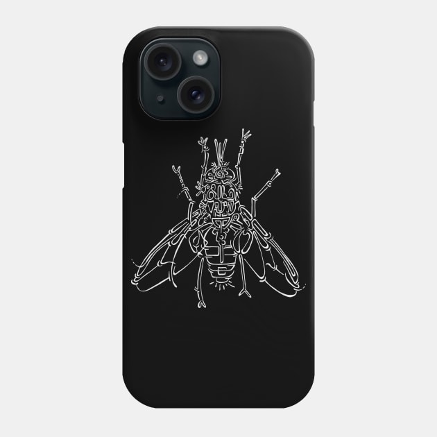 Mouche noire Phone Case by stephan_paquet