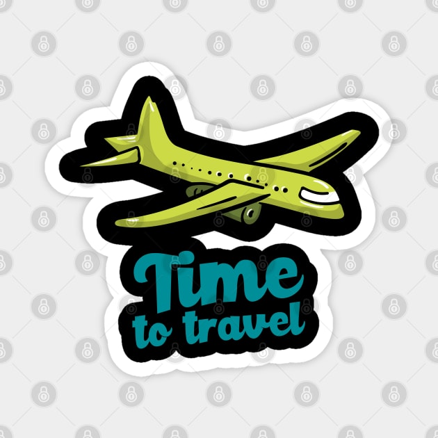 Time to travel Magnet by Theblackberry