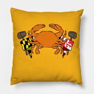 Maryland Crabs Pillow