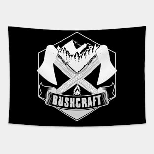 Bushcrafter Tshirt Tapestry