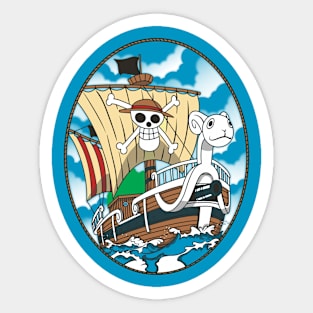 one piece going merry ship Sticker for Sale by Zoro3