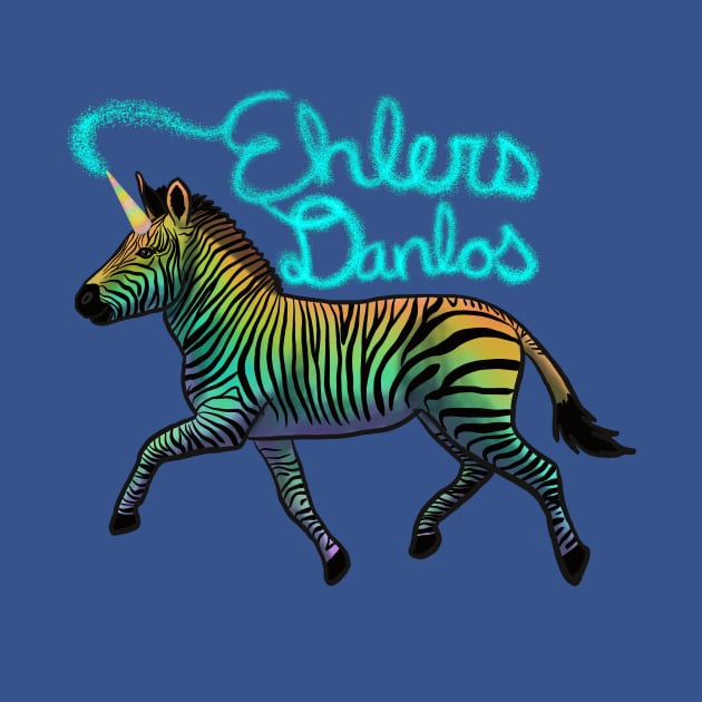 Ehlers Danlos Rainbow Zebracorn by Art-by-Sanna