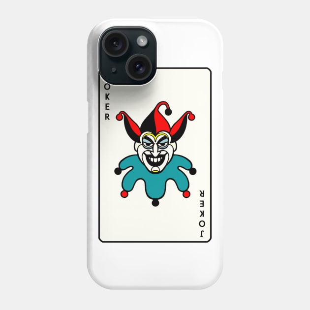 Joker Card I (High Resolution, Color) Phone Case by HortusMornsEst