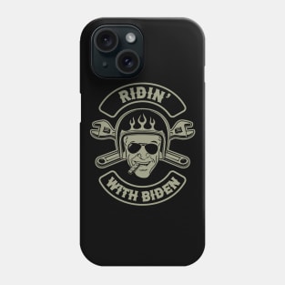 Ridin' With Biden Motorcycle Biker Club - Biden 2020 Phone Case